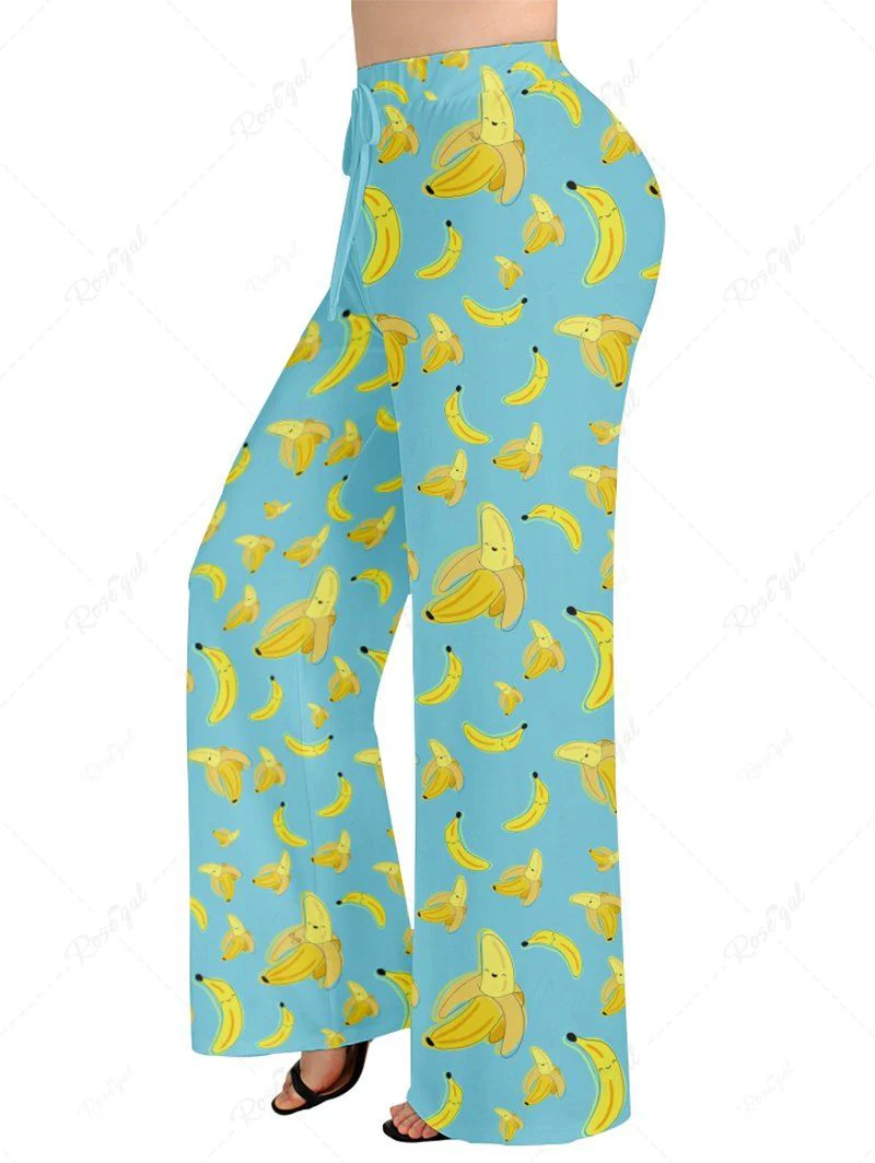 Bananas Print Pant Tank Top Dog And Owner Matching Outfits - Image 6