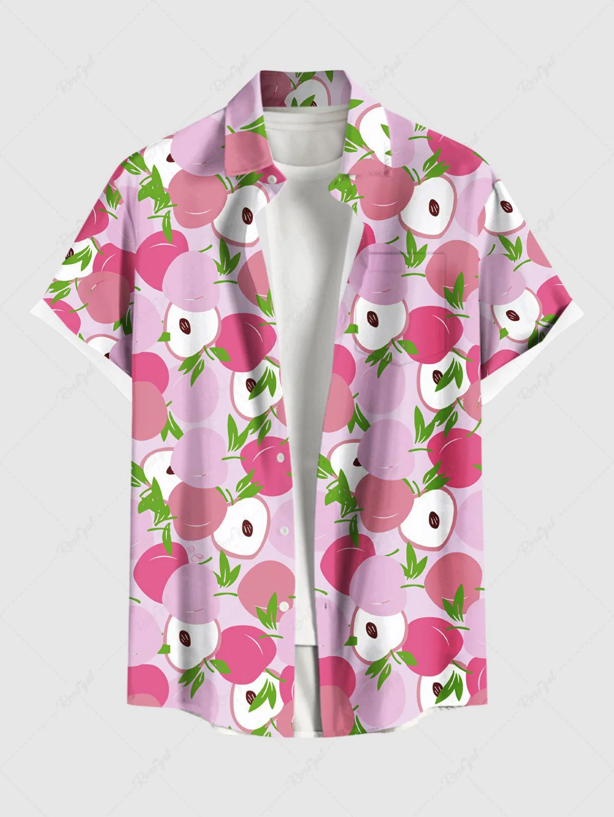 Cherries Fruit Print Hawaii Shirt Bikini Dog And Owner Matching Outfits - Image 7