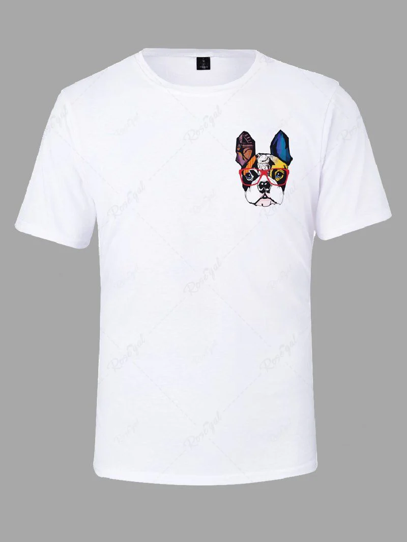 Colorful Animal Print T-shirt Tank Top Dog And Owner Matching Outfits - Image 7