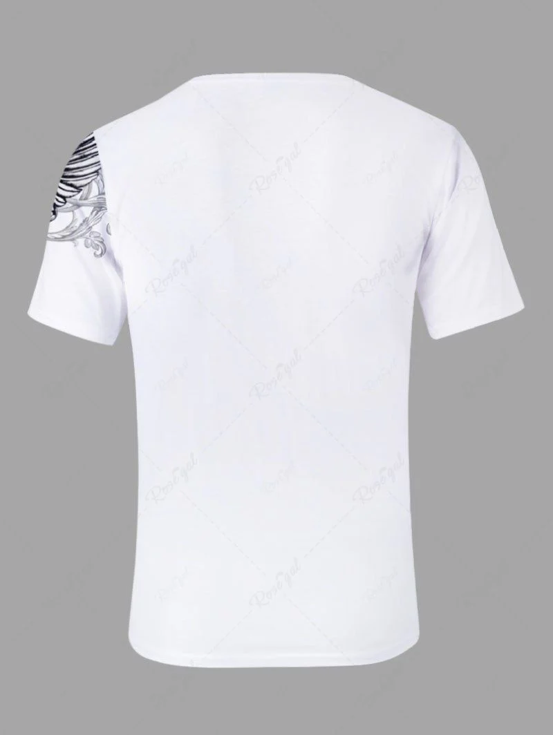 Cross Floral Pattern Print T-shirt Hoodie Dog And Owner Matching Outfits - Image 9