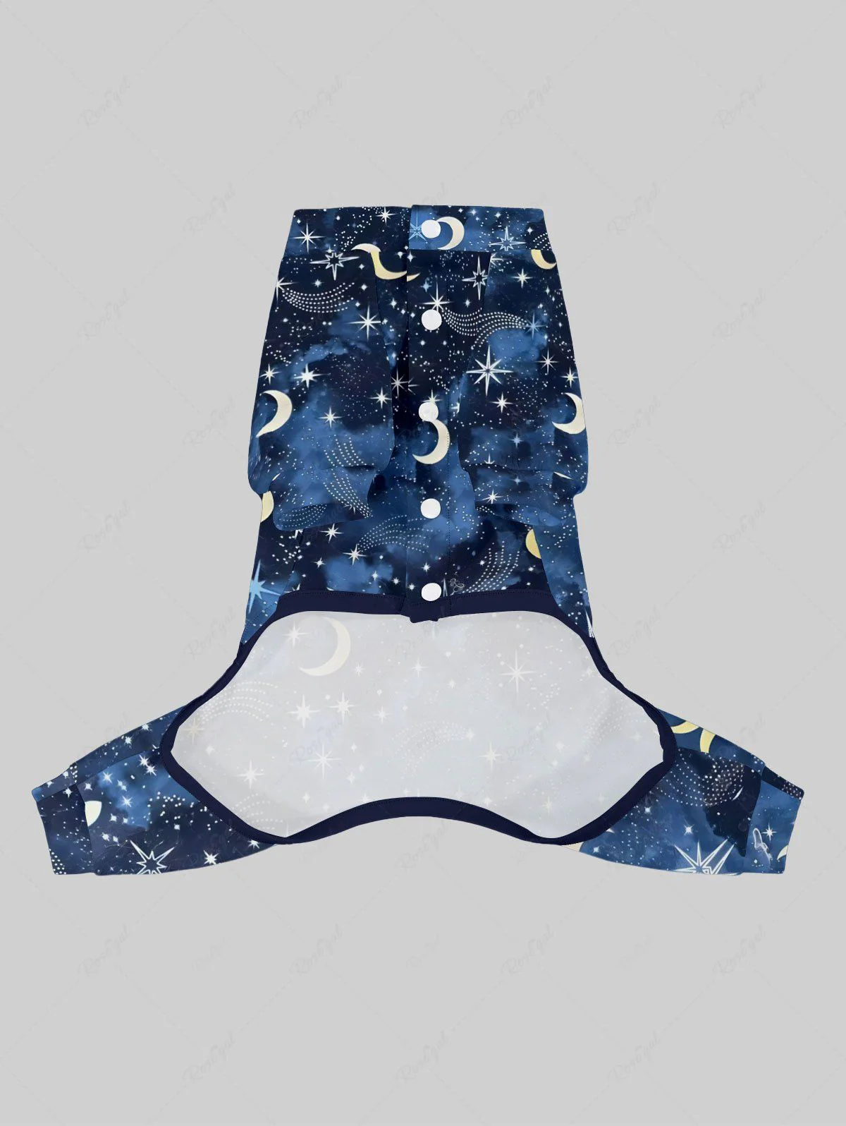 Galaxy Star Moon Tie Dye Print Pants Pajama Dog And Owner Matching Outfits - Image 5