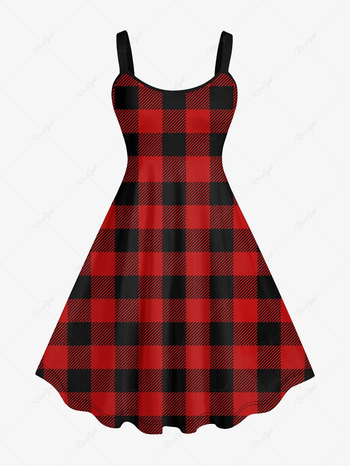 Geometric Plaid Print Dog and Owner Matching Outfits - Image 7