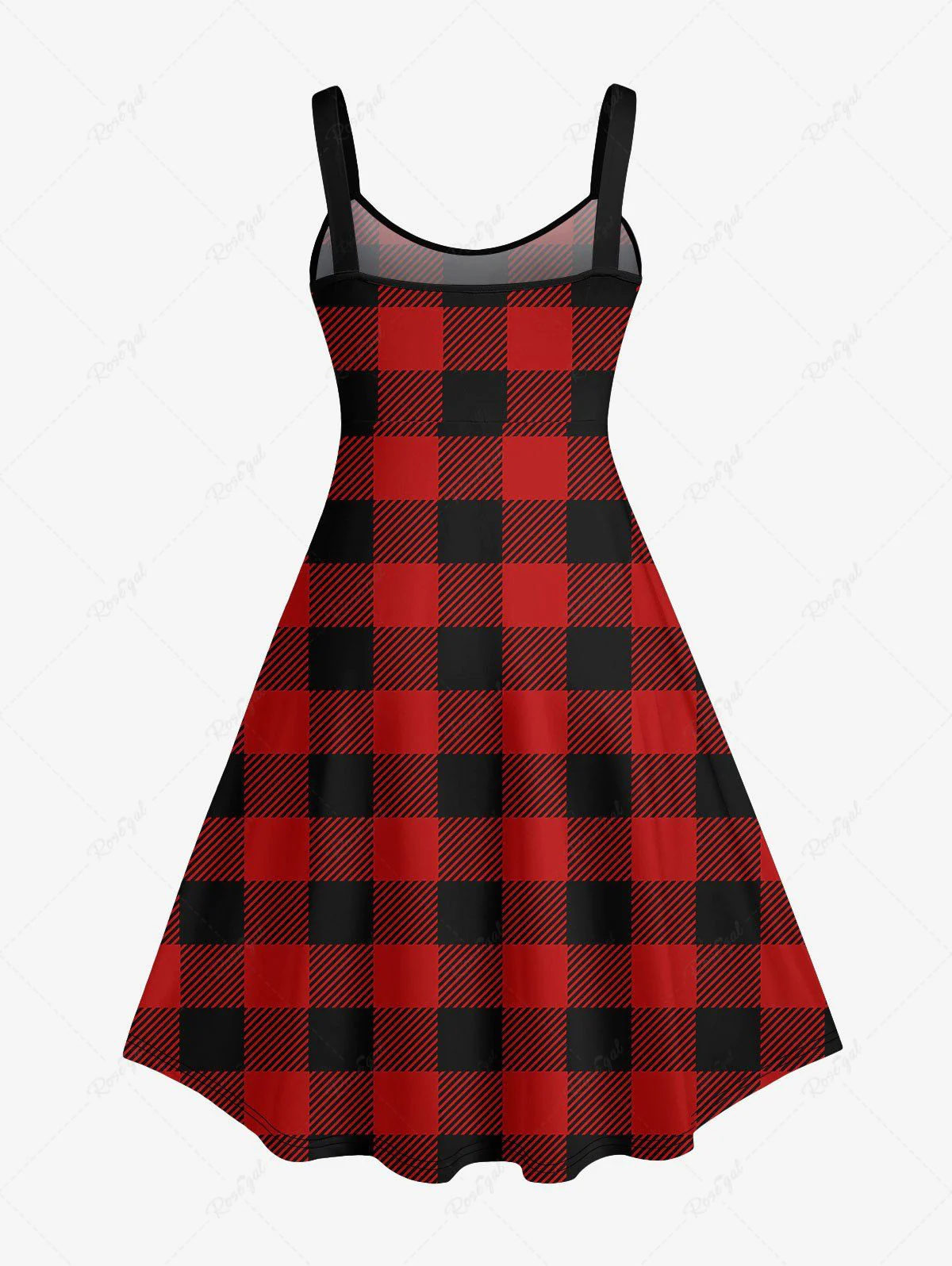 Geometric Plaid Print Dog and Owner Matching Outfits - Image 8