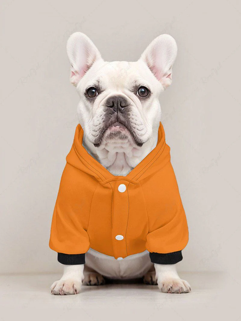 Halloween Costume Pumpkin Face Printed Dog And Owner Matching Outfits - Image 3