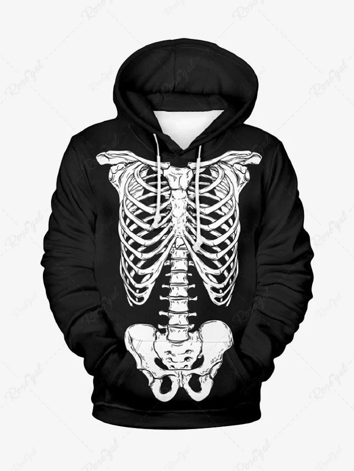 Halloween Costume Skeleton Print Dog and Owner Matching Outfits - Image 8