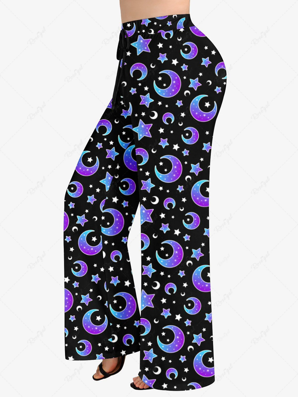 Ombre Moon Stars Print Hoodie Pants Dog And Owner Matching Outfits - Image 7