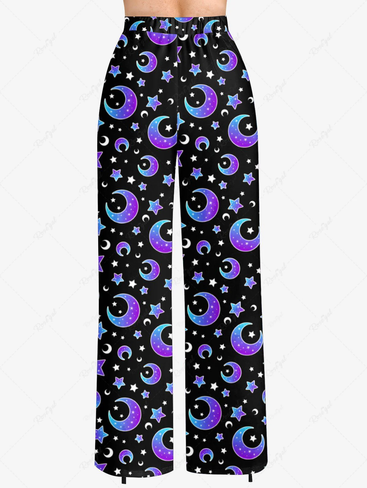 Ombre Moon Stars Print Hoodie Pants Dog And Owner Matching Outfits - Image 9