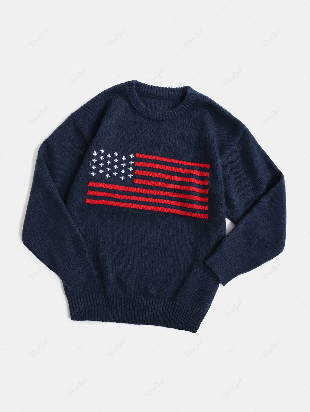 Patriotic American Flag Print Sweater Dog and Owner Matching Outfits - Image 15