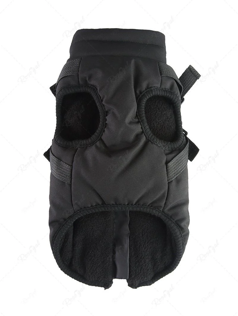 Pet's Camouflage Printed Fleece Lining Zipper Warm Jacket - Image 4