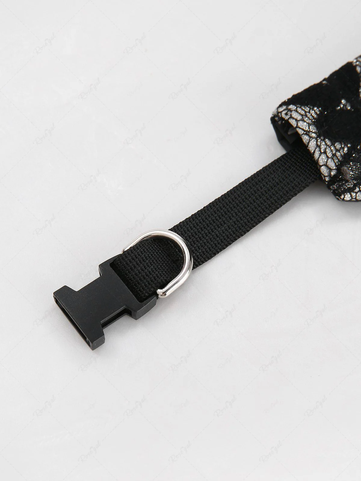 Pet's Floral Lace Push Buckle Waterproof Bandana Bibs - Image 5
