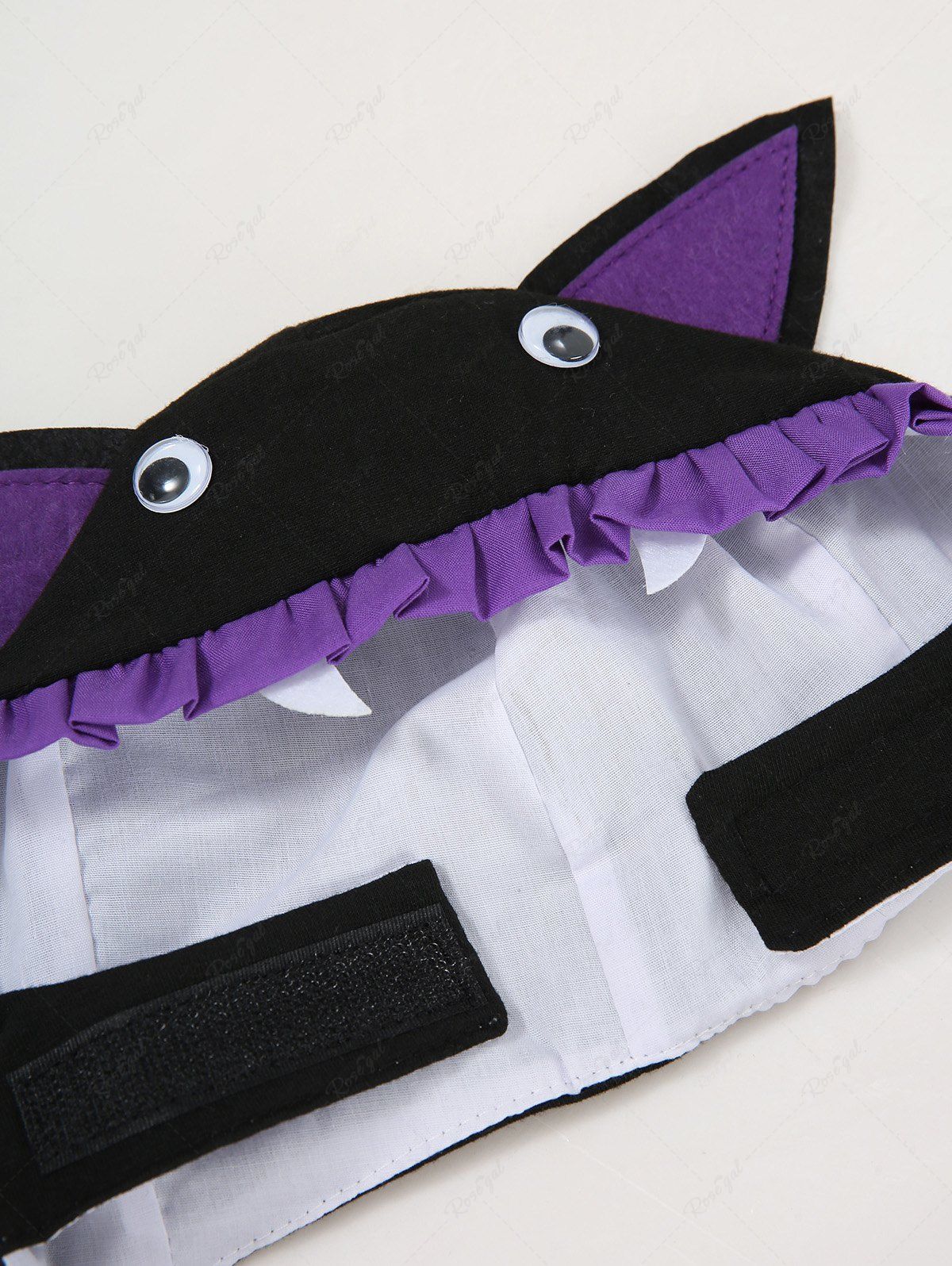 Pet's Halloween Costume Wings Bat Cosplay Cartoon Hoodie with Hat and Cape - Image 4