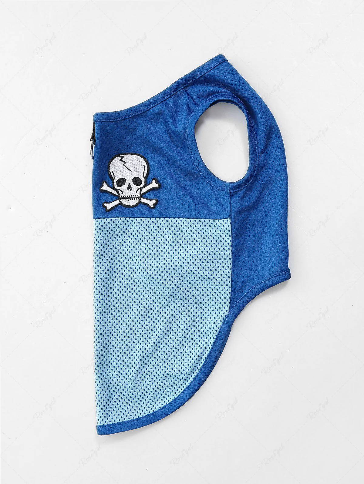 Pet's Skull Appliques Patchwork Breathable Tank Top - Image 6