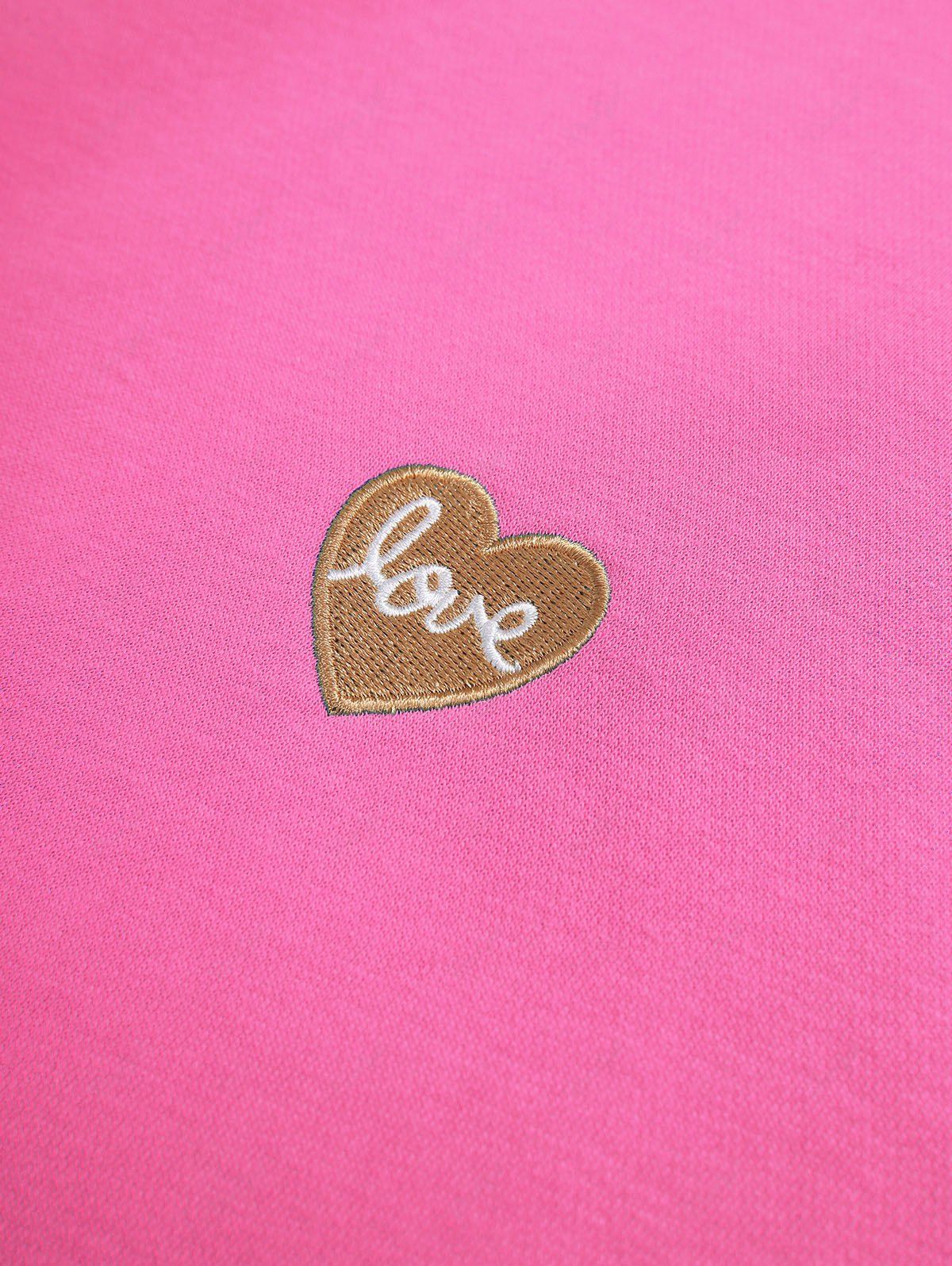 Plus Size Love Letters Heart Appliques Pocket Drawstring Hoodie - Image 9