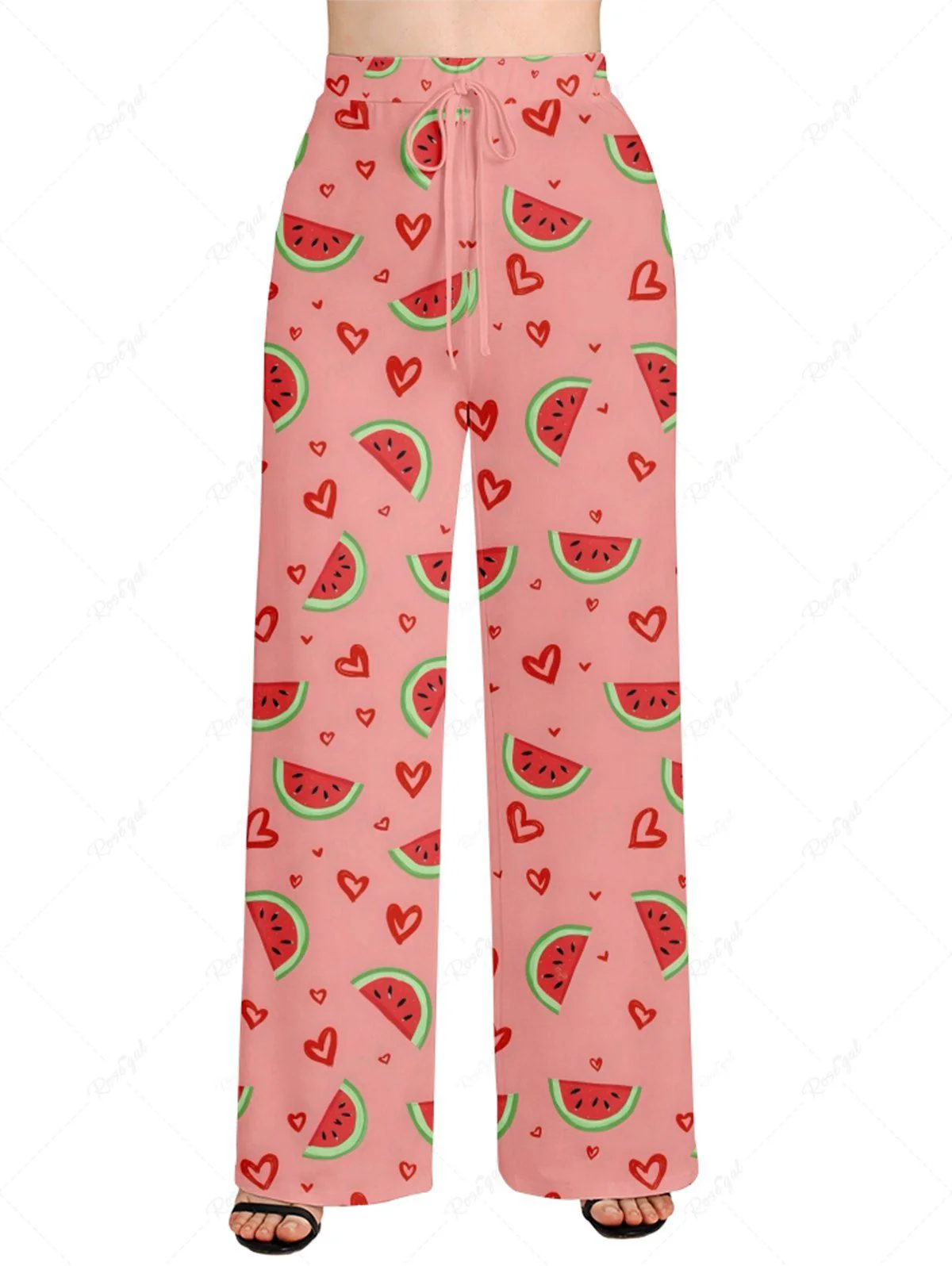 Watermelon Heart Print Pant Shirt Dog And Owner Matching Outfits - Image 6